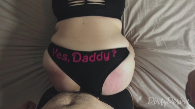 stepDaddy cums onto stepdaughters ass - spanking her really good POV 4K 14