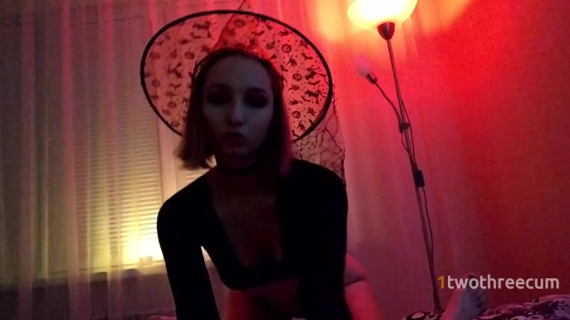 SEXY WITCH SUCKS MY DICK OR IT IS A DREAM? 6