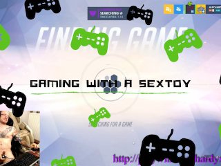 Gamer Guy Sextoy Challenge, Cum During Game!