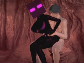 (3D Porn) Weird things to fuck #2 - Minecraft Ender_Creeper