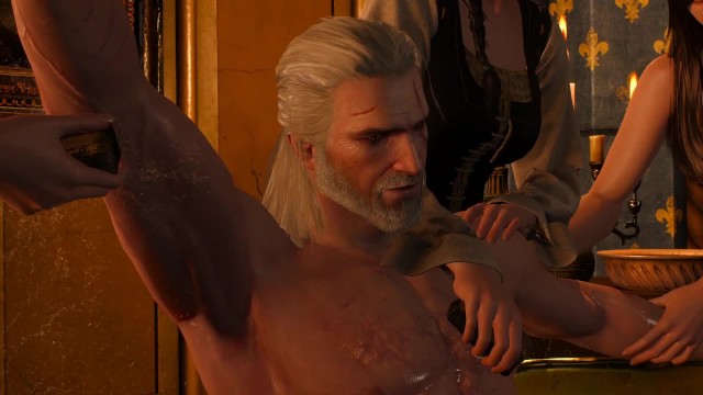 Geralt Of Rivia Gay Porn - The Witcher 3 Episode 7: Geralt Takes a Bath with three Random Wenches -  Pornhub.com