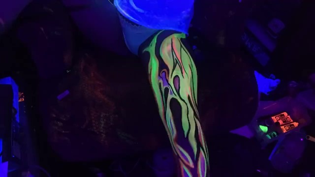 Neon Blacklight Body Paint 18