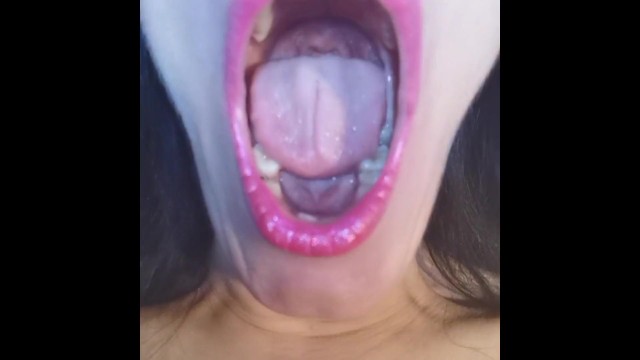 Teen Cumslut Offer her Throat & Playful Tongue for Throat Pie Pt1 HD