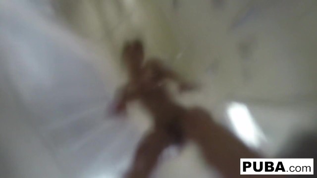 Super Sexy Rahyndee James takes a hot shower 5