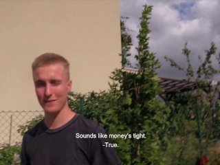 Czech Hunter 476 - Blonde Euro Jock Gets Some Good Money For Raw Sex