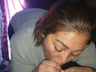Blowjob By Thick Sexy Latina With Cum On Tits