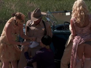 Huge Group Sex In The Wild And Public After The Hard Raid In The Wild West