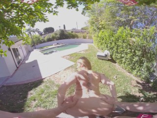 VR BANGERS Sexy MILF Fucks Her Gardener VR_Porn