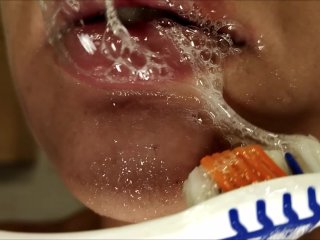 Extreme Gagging, Mouth And Spit Fetish - Full Version