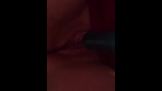 Fucking myself with a dildo 