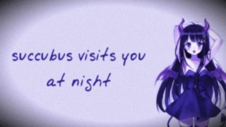 Teen 18 Succubus Comes To Visit You At Night SOUND PORN English ASMR