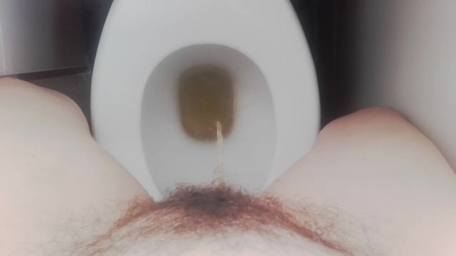 Steady solo toilet piss POV 15