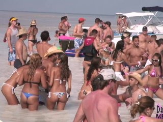 Uber Insane Boat Party In Miami With Loads Of Big Bare Titties