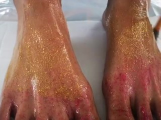 Feet Painting to satisfy_your Foot Fetish