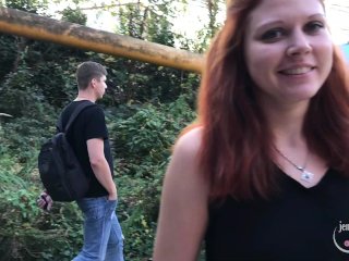 Anal Plus_Creampie with Sports Redhair in Real PublicPlace