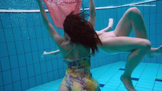 Liza and Alla underwater experience