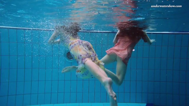 Liza and Alla underwater experience