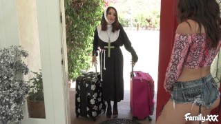 Petite Before 69Ing A Slutty Teen Lesbian Fingers And Toys With Her Nun Stepsis