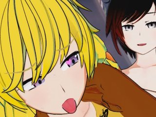 Rwby - Yang Fucked By Futanari Ruby 3D Hentai