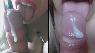 My first Deepthroat, Blowjob and Cum in Mouth Facial Compilation -  Pornhub.com
