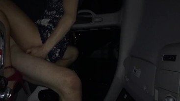 Sexy Unedited amateur couple fucks in the car 