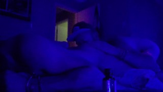 Boyfriend Hunks Fuck Under Black Lights UV Glow And Blow Neon Naked And Naughty Hunks Fuck Under Black Lights UV Glow And Blow