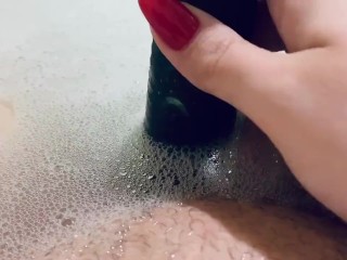 Sexy SOLO in_the bubble BATH - TESSA