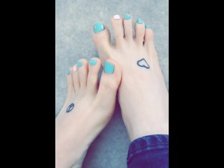 Blue And White Toes Compilation Winter 2019