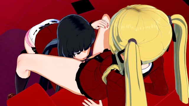 Kakegurui - Yumeko X Mary Yuri Hentai