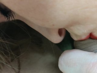 Ultra Close Up Hd Licking And Coaxing Flaccid Cock To Hardness