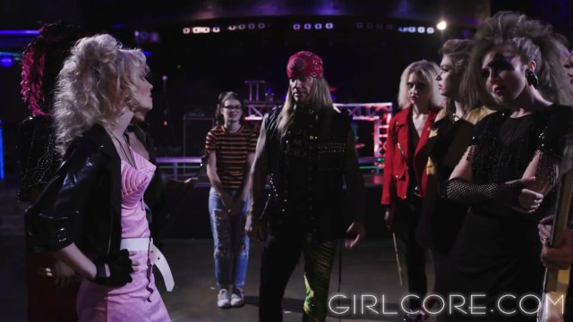 GIRLCORE Rival Bands Orgy: Twisted Fister vs. MegaLez - Charlotte Stokely, Karla Kush, Katrina Jade, Lena Paul