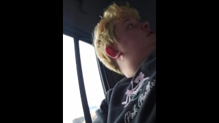 Pussy As Cars Pass By Bbw Ftm Cums In A Public Parking Lot