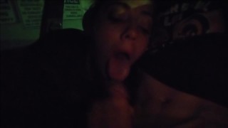 Lucky Stranger gets to Cum Inside Heather Kane's mouth