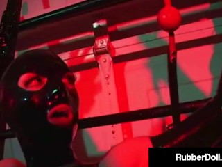 Busty Latex Dom RubberDoll Binds & Pleasures_Slave Girl K-La