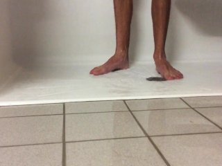 Showering (Feet Pov)