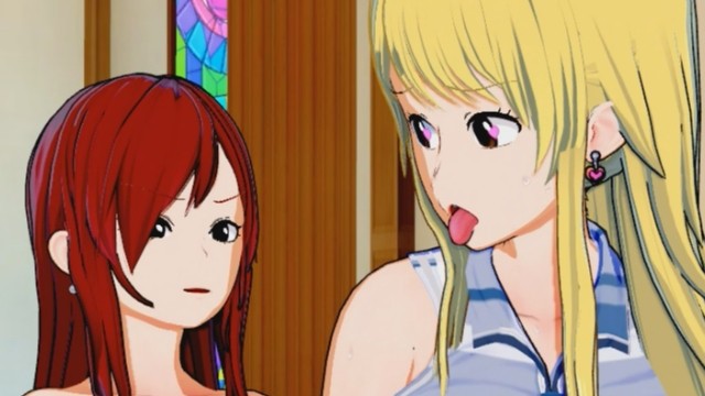 640px x 360px - Fairy Tail - Lucy Fucked by Futanari Erza 3D Hentai - Pornhub.com