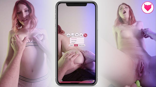 Mobile Porn Game with Redhead Elin Flame - Pornhub.com