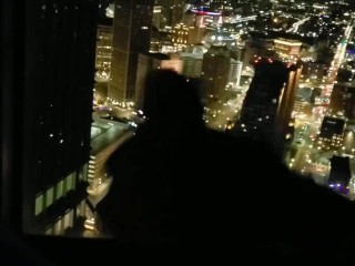 My Cock_Was So Hard Jerking Off In Hotel Skyrise, Loud Sexy_Guy Orgasm Cum