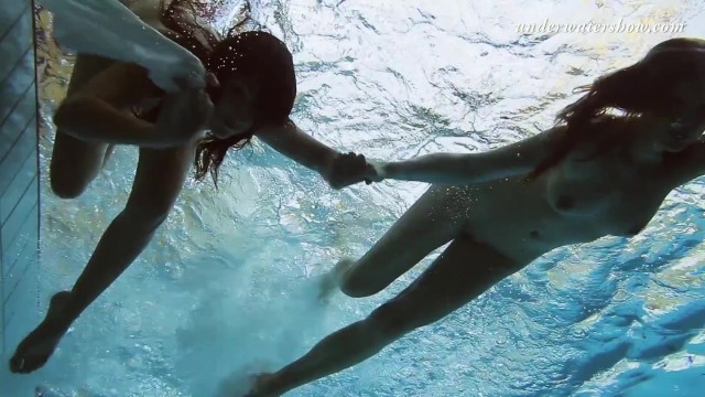 Lera and Sima Lastova sexy underwater girl