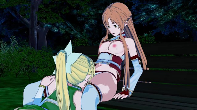 Sword Art Online - Asuna X Leafa Yuri Hentai