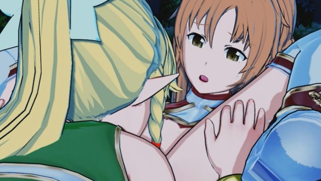 Sword Art Online - Asuna X Leafa Yuri Hentai - Pornhub.com