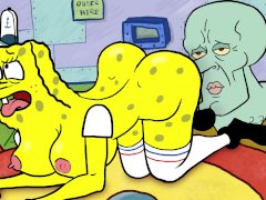 Spongebob Porn Feet - Spongebob And Squidward Videos and Porn Movies :: PornMD