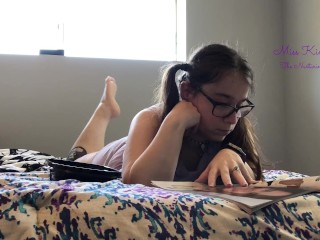 Goddess with HairyLegs Reads a Magazine and Ignores You