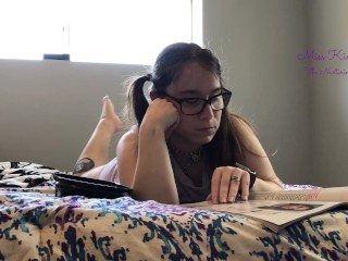 Goddess with_Hairy Legs Reads a Magazine_and Ignores You