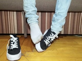 Sneakers,Dirty Socks, Long Toes Play_with Socks - OlgaNovem