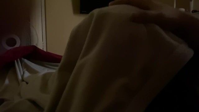 Sister Strokes You Under The Covers - Getting a Blowjob under the Blanket I Cum in her Mouth - Pornhub.com