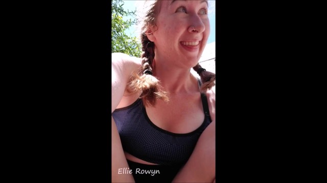 Peeing outside