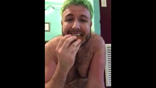 Hairy Dildo Cookies With Gainer Stuffing