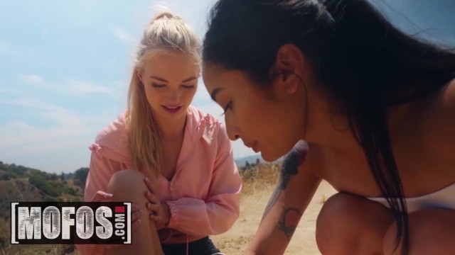 MOFOS - Two small tit first time lesbians eat pussy - Avery Black, Lana Sharapova