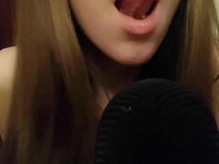 Long_tongue mic licking ASMR Brain_orgasm
